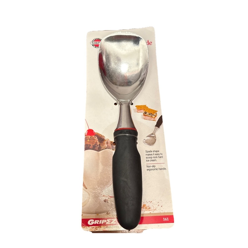 Norpro Grip-EZ Durable Aluminum‎ Anti-Freeze Ice Cream Scoop Serving Spade